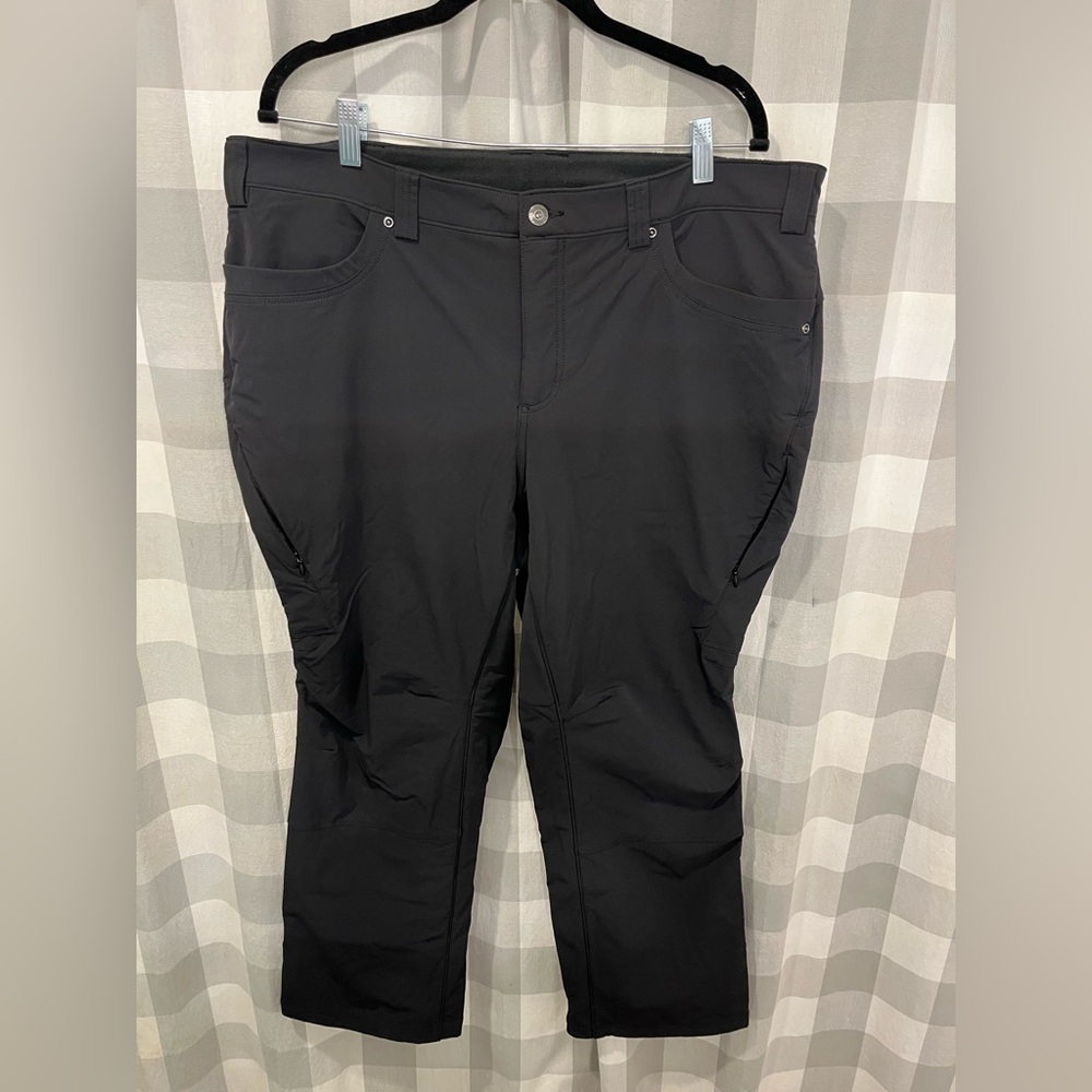 Duluth Trading Co. Flexpedition Bootcut Pants Blue Women's Plus Size 18 x 29